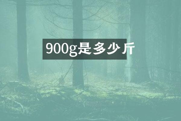 900g是多少斤