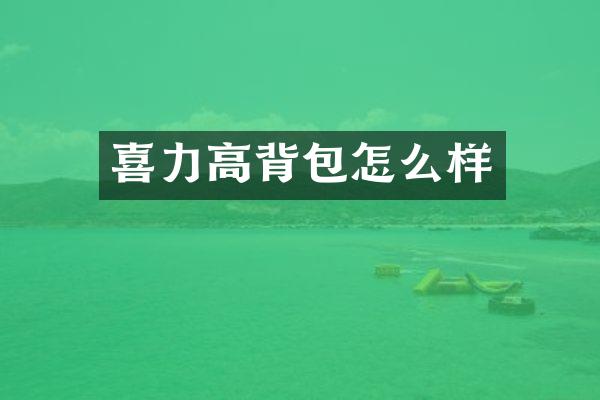 喜力高背包怎么样