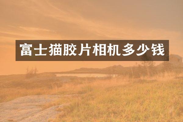 富士猫胶片相机多少钱