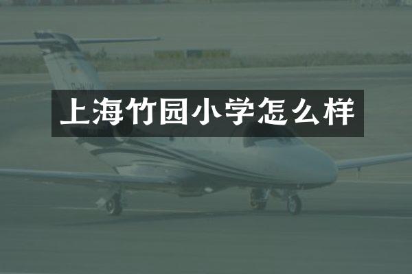 上海竹园小学怎么样