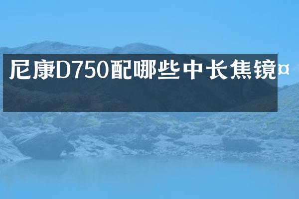 尼康D750配哪些中长焦镜头