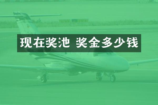 现在奖池 奖金多少钱