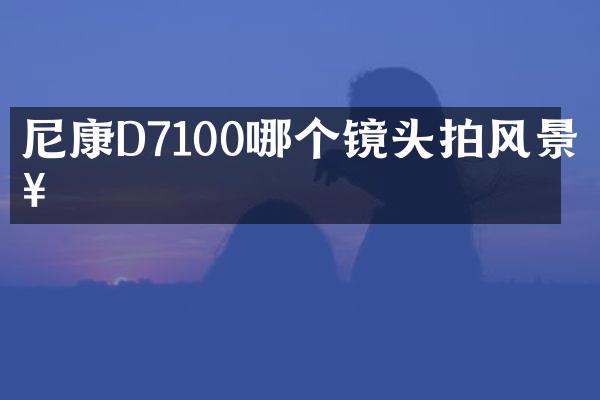 尼康D7100哪个镜头拍风景好