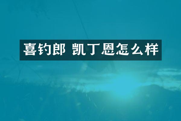 喜钓郎 凯丁恩怎么样