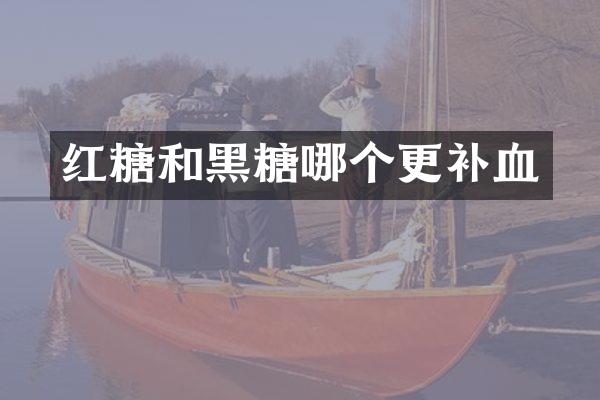 红糖和黑糖哪个更补血