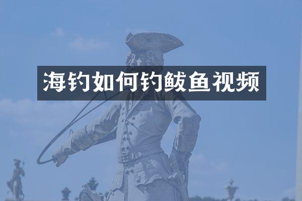 海钓如何钓鲅鱼视频