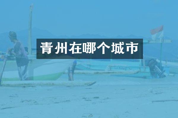 青州在哪个城市