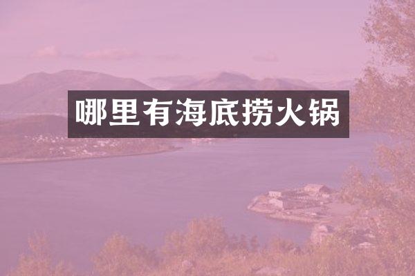 哪里有海底捞火锅