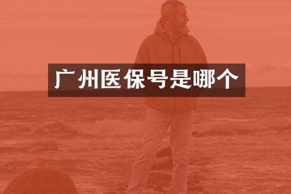 广州医保号是哪个