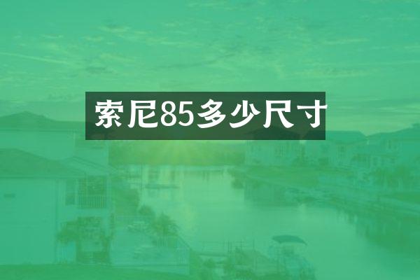 85多少尺寸