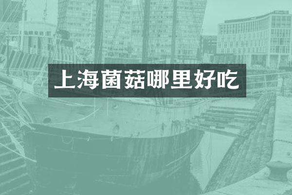 上海菌菇哪里好吃