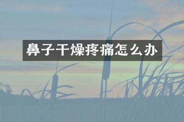 鼻子干燥疼痛怎么办