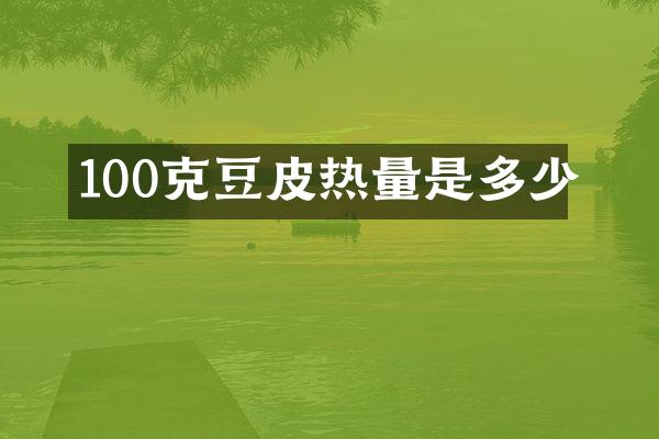100克豆皮热量是多少