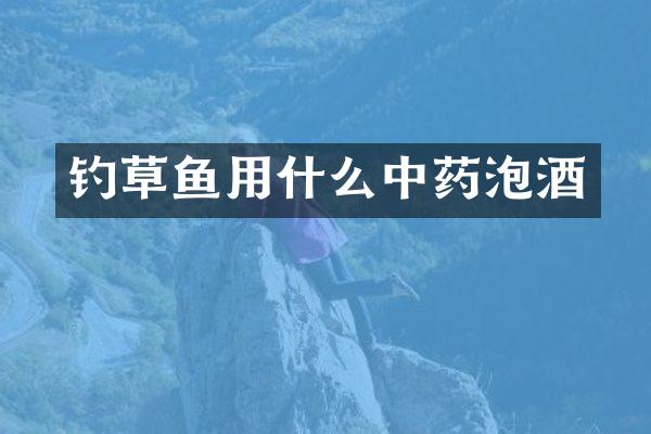 钓草鱼用什么中药泡酒