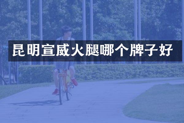 昆明宣威火腿哪个牌子好