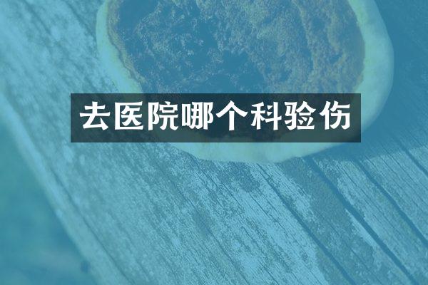 去医院哪个科验伤
