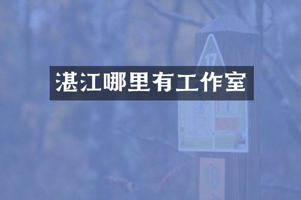 湛江哪里有工作室