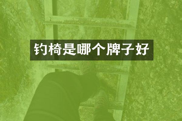 钓椅是哪个牌子好