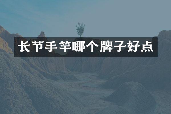 长节手竿哪个牌子好点