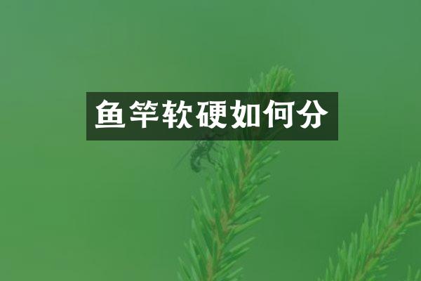 鱼竿软硬如何分