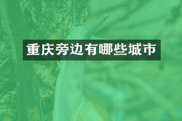重庆旁边有哪些城市