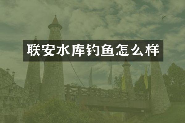 联安水库钓鱼怎么样