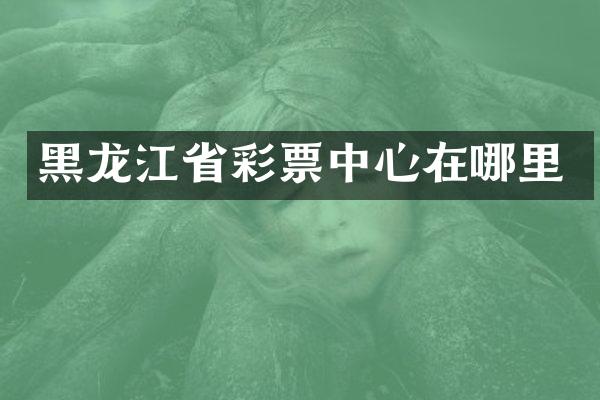 黑龙江省彩票中心在哪里