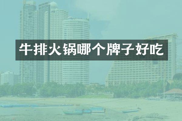 牛排火锅哪个牌子好吃