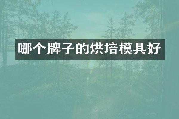 哪个牌子的烘培模具好