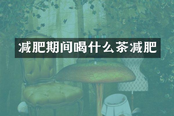 减肥期间喝什么茶减肥