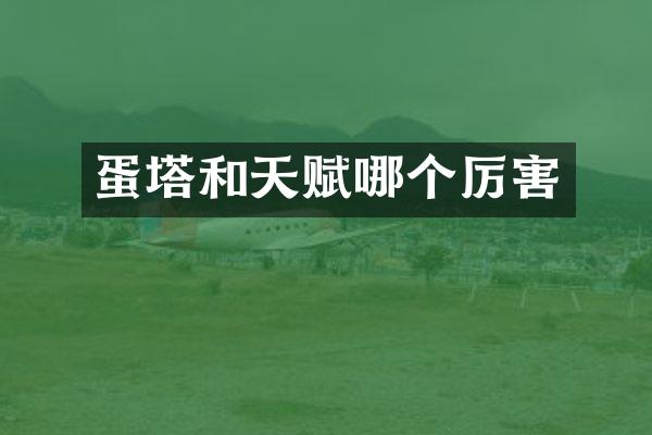 蛋塔和天赋哪个厉害