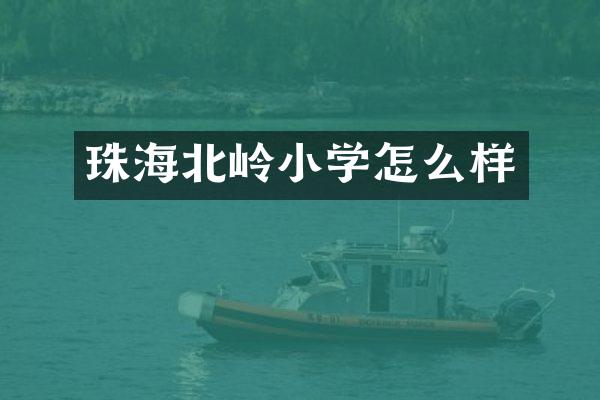 珠海北岭小学怎么样