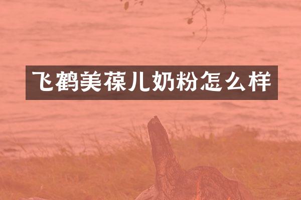 飞鹤美葆儿奶粉怎么样