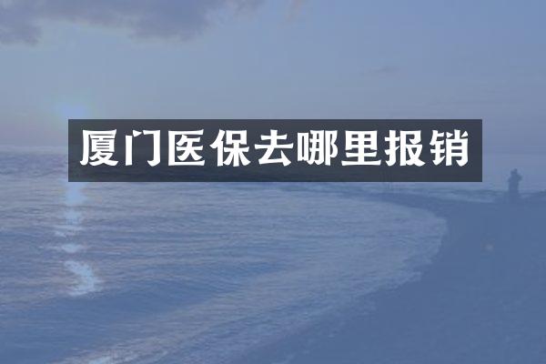 厦门医保去哪里报销