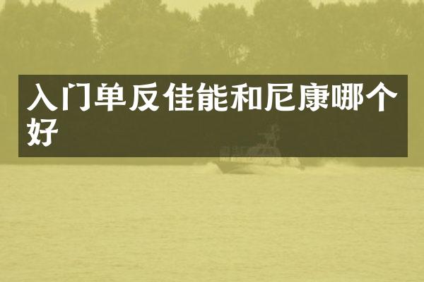 入门单反佳能和尼康哪个好