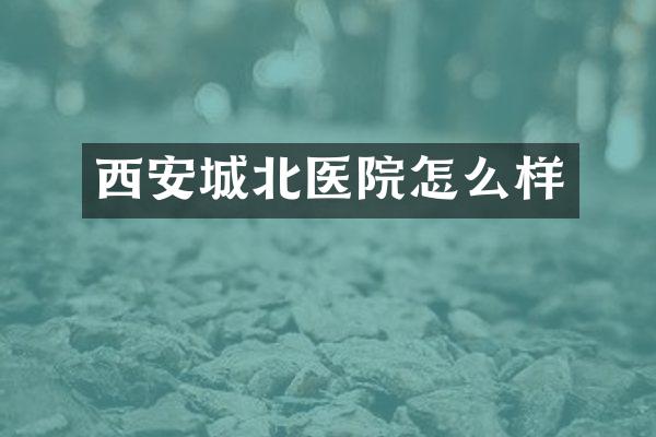 西安城北医院怎么样