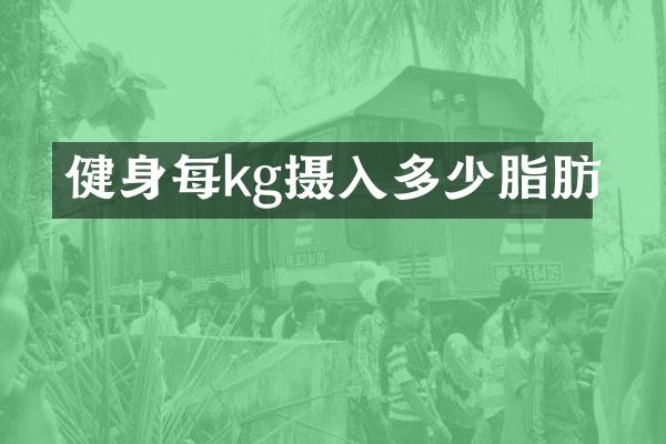 健身每kg摄入多少脂肪