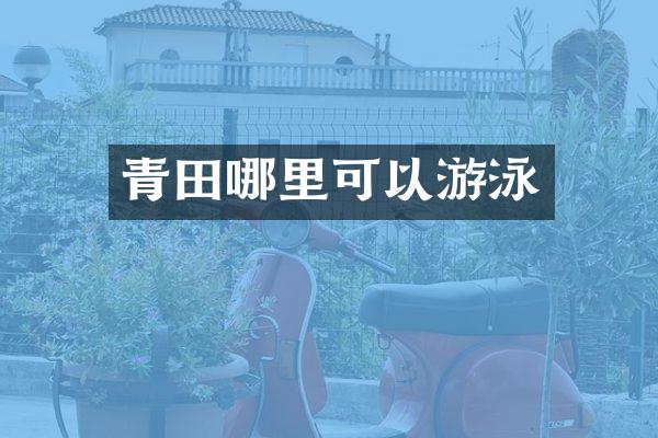 青田哪里可以游泳