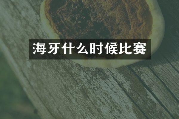 海牙什么时候比赛