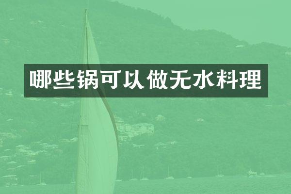 哪些锅可以做无水料理