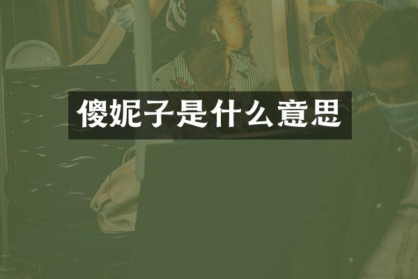 傻妮子是什么意思