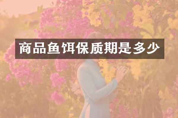 商品鱼饵保质期是多少