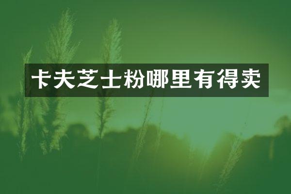 卡夫芝士粉哪里有得卖
