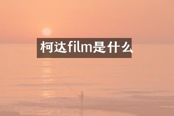 柯达film是什么