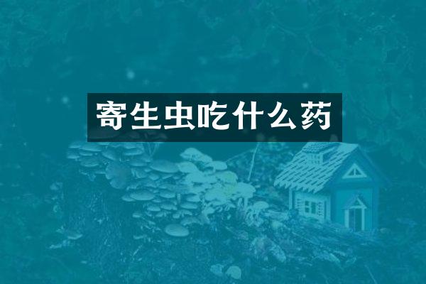 寄生虫吃什么药