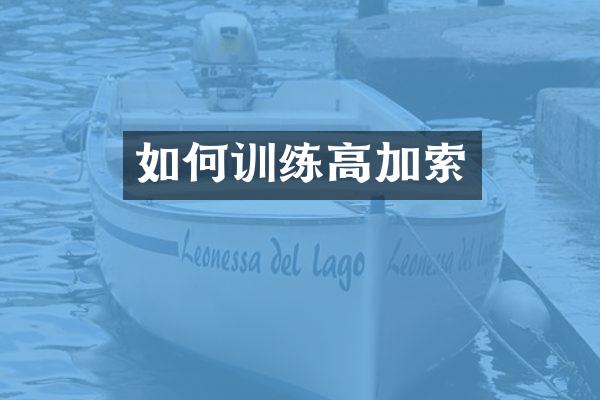如何训练高加索