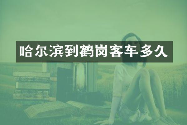 哈尔滨到鹤岗客车多久