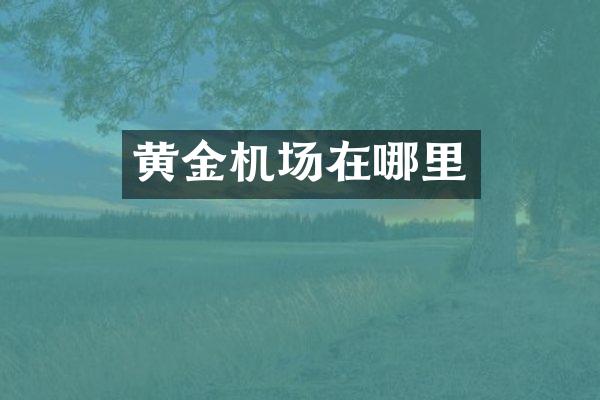 黄金机场在哪里