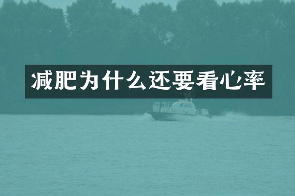 减肥为什么还要看心率