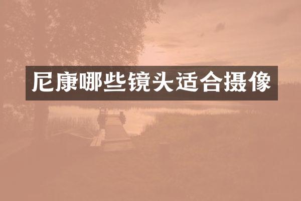 尼康哪些镜头适合摄像